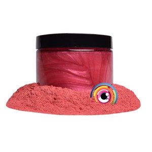 Eye Candy “Kimono Red” Mica Pigment Powder MultiPurpose | Natural Bath Bombs, Resin, Paint, Epoxy, Soap, Nail Polish, Lip Balm