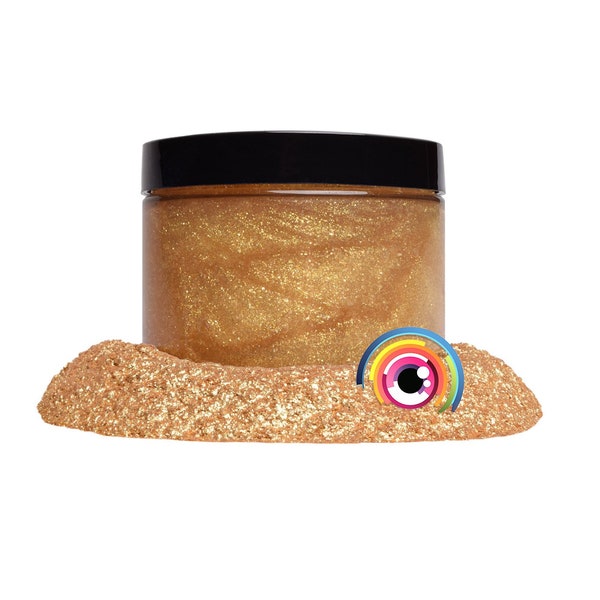Eye Candy “14K Nugget Gold” Mica Pigment Powder MultiPurpose | Natural Bath Bombs, Resin, Paint, Epoxy, Soap, Nail Polish, Lip Balm