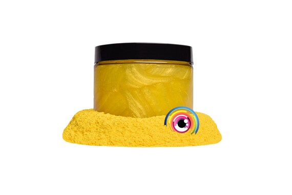 Eye Candy “10K Gold Yellow” Mica Pigment Powder MultiPurpose | Natural Bath Bombs, Resin, Paint, Epoxy, Soap, Nail Polish, Lip Balm