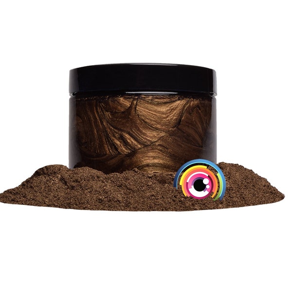 Eye Candy “Bushido Brown” Mica Pigment Powder MultiPurpose | Natural Bath Bombs, Resin, Paint, Epoxy, Soap, Nail Polish, Lip Balm