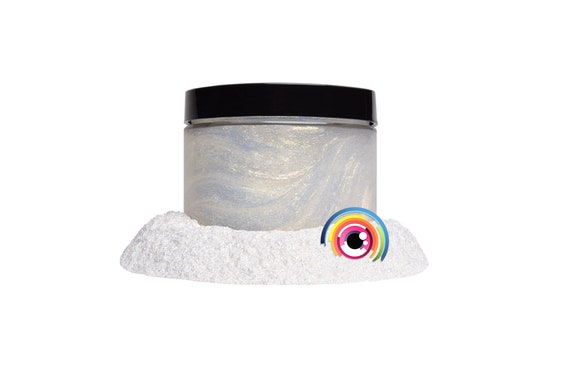 Eye Candy “Glimmer Ghost Gold” Mica Pigment Powder MultiPurpose | Natural Bath Bombs, Resin, Paint, Epoxy, Soap, Nail Polish, Lip Balm