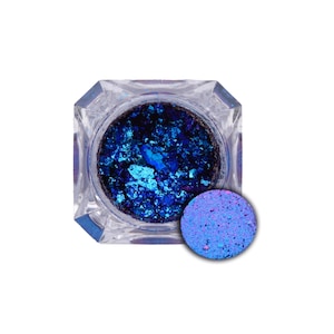 Eye Candy “Omotenashi” UltraShift Blue Purple Chameleon Flakes | Natural Bath Bombs, Resin, Paint, Epoxy, Soap, Nail Polish, Lip Balm