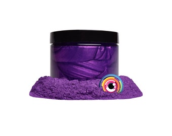 Eye Candy “Suiren Purple” Mica Pigment Powder MultiPurpose | Natural Bath Bombs, Resin, Paint, Epoxy, Soap, Nail Polish, Lip Balm