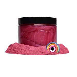 Eye Candy “Beniimo Red” Mica Pigment Powder MultiPurpose | Natural Bath Bombs, Resin, Paint, Epoxy, Soap, Nail Polish, Lip Balm