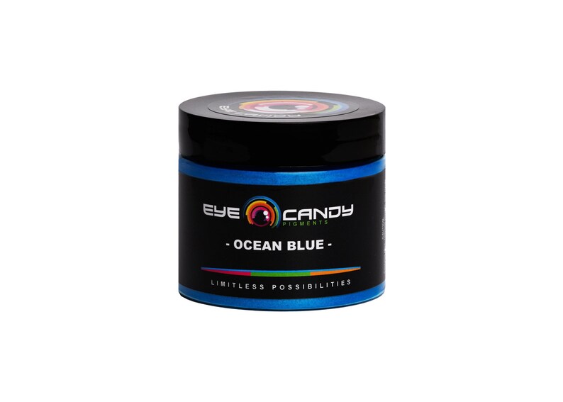 Candy Ocean Blue Eye Candy “ocean Blue” Mica Pigment Powder Multipurpose | Natural Bath ...