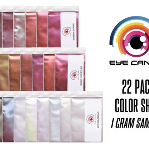 Eye Candy “22 ColorShift Variety Pack” Mica Pigment Powder Mehrzweck | Natürliche Badebomben, Harz, Farbe, Epoxidharz, Seife, Nagellack, Lippenbalsam
