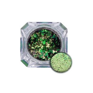 Eye Candy “Kouyou” UltraShift Green Pink Chameleon Flakes | Natural Bath Bombs, Resin, Paint, Epoxy, Soap, Nail Polish, Lip Balm
