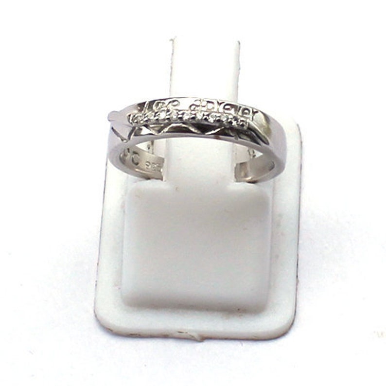 Engagement Band Sterling Silver 925 Band Anniversary Band. 4 mm Love Band Couple/'s Band Promise Band Forever Band
