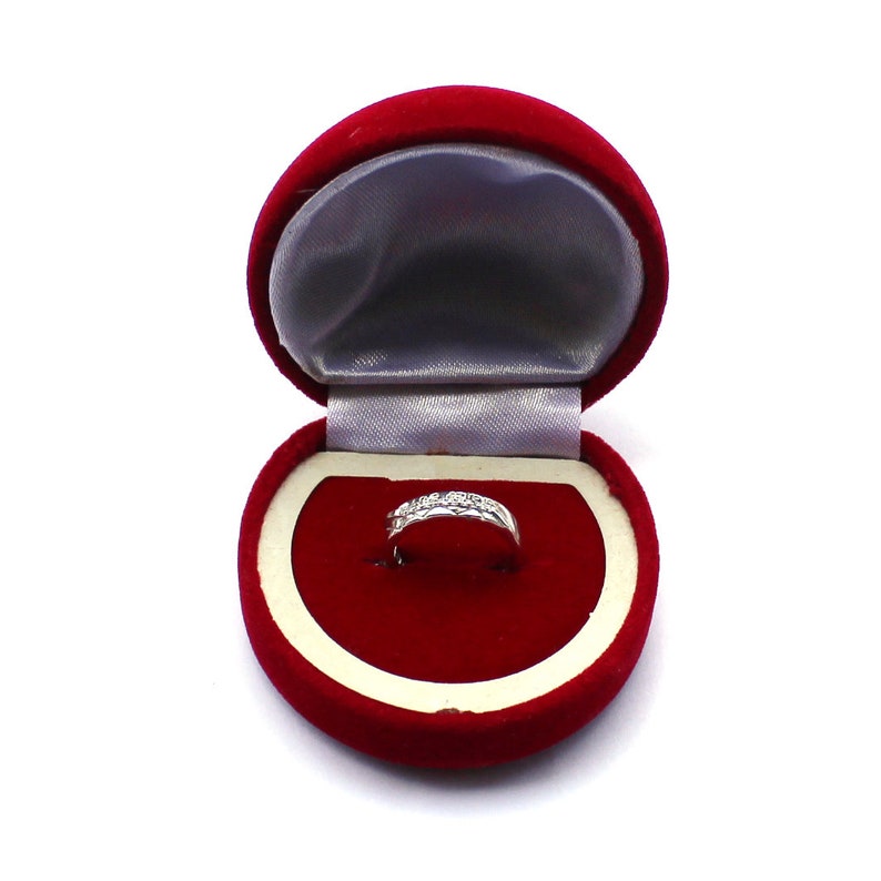 Engagement Band Sterling Silver 925 Band Anniversary Band. 4 mm Love Band Couple/'s Band Promise Band Forever Band