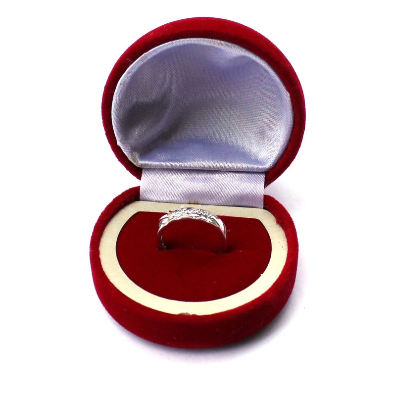 Anniversary Band. Love Band Forever Band Couple/'s Band Promise Band 4mm Simulated Diamond Band Sterling Silver 925 Band