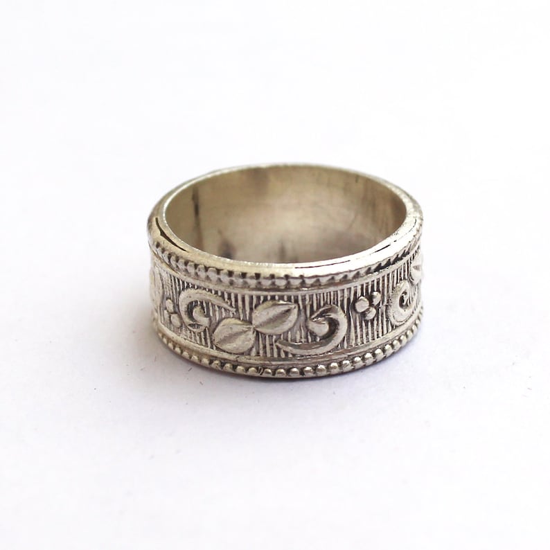 Silver Band 925 Sterling Silver Beautiful Thumb Band-Silver Band Ring-Big Size 925 Sterling Silver Band