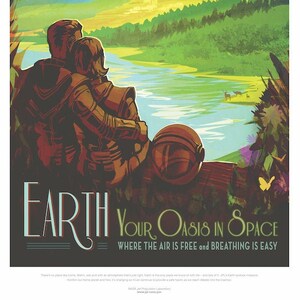 NASA Posters: Visions of the Future Series, Earth Poster