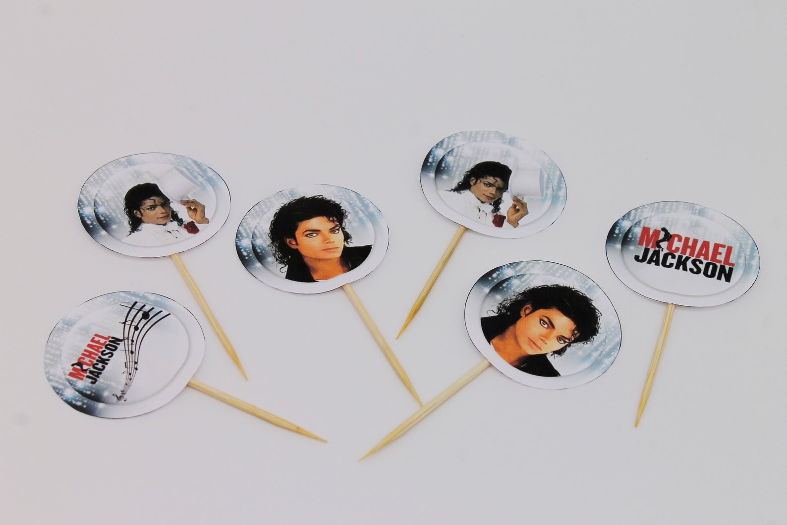 Michael Jackson Party Cupcake Toppers Michael Jackson themed Etsy