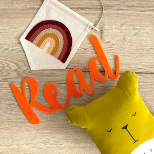 Acrylic Wall Decor Read Sign - Etsy