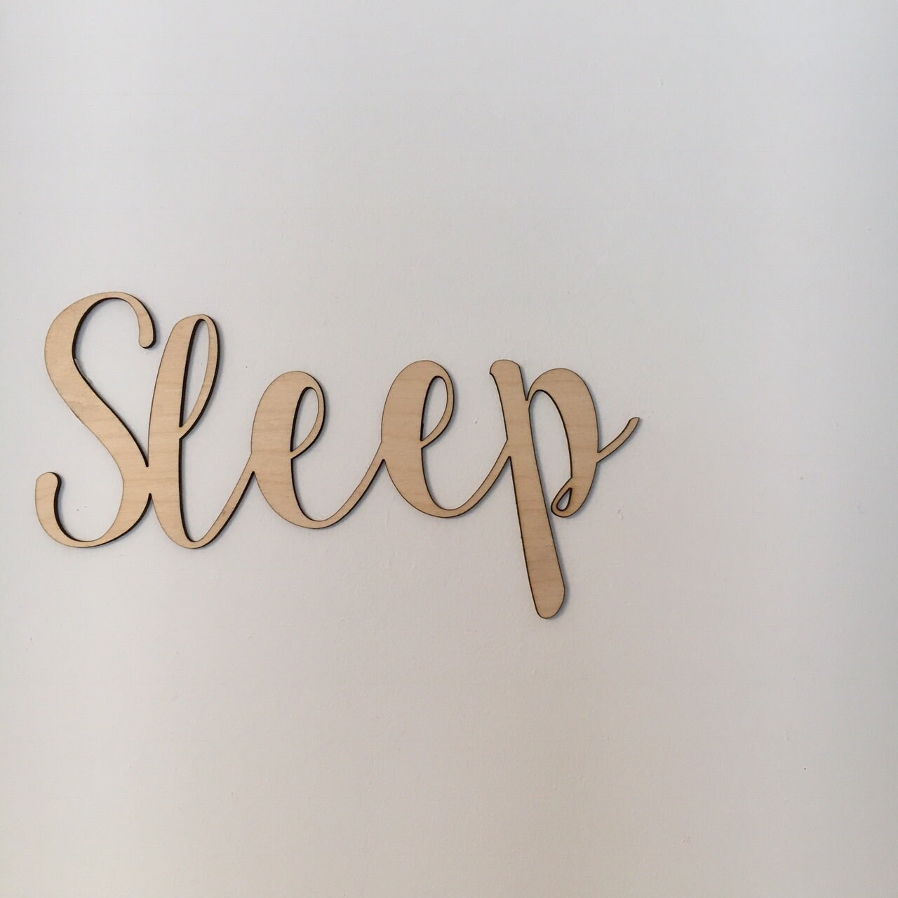 Plywood Wall Decor Sleep Sign Etsy UK
