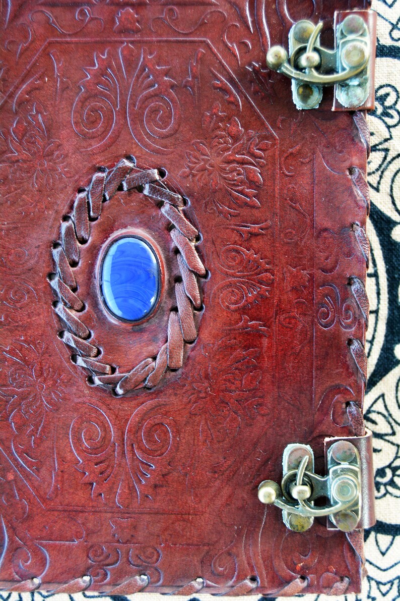 PACK of 5 Personalize handmade leather journal with Clasp Etsy