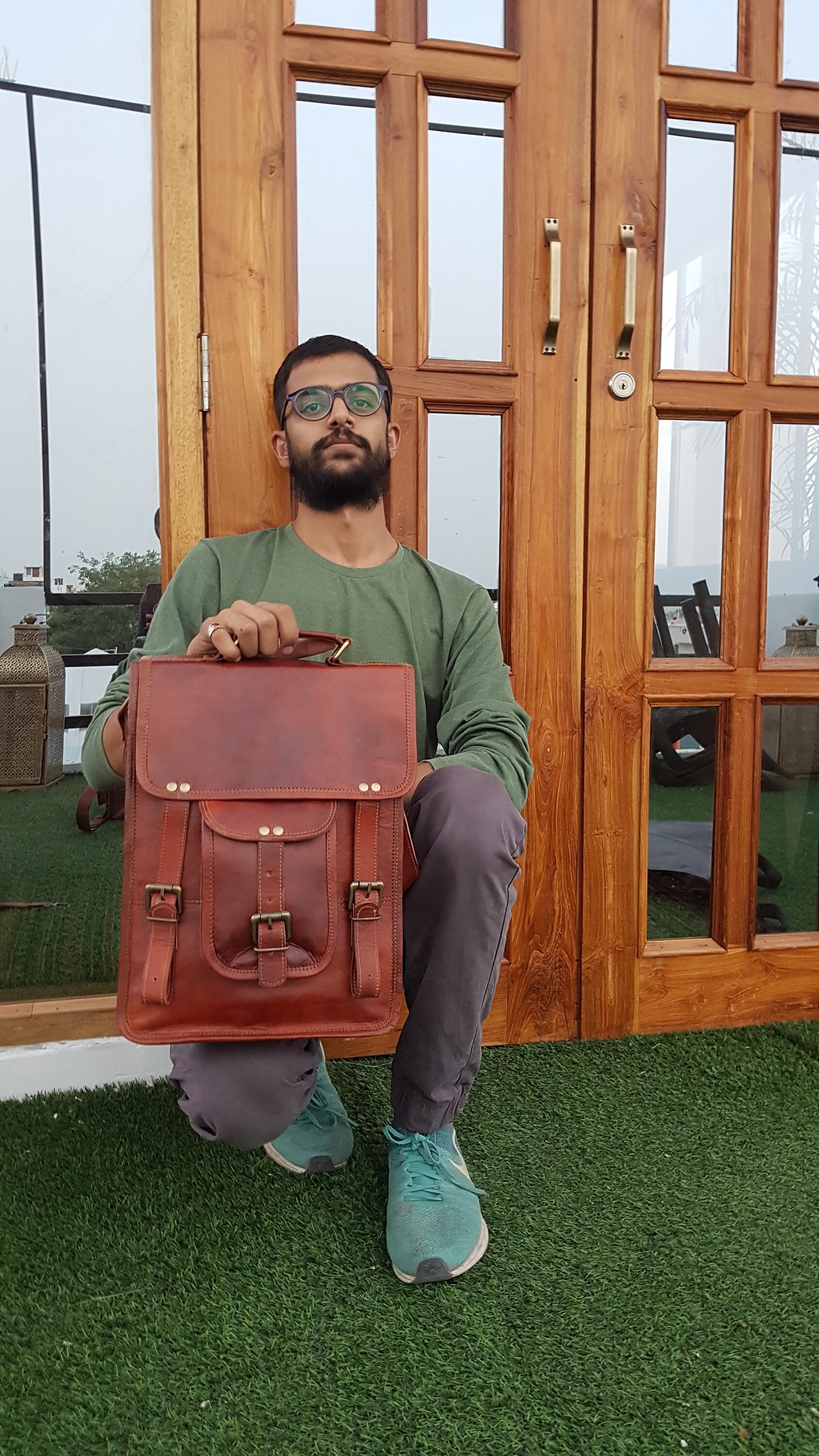 15 Satchel Personalized Genuine Leather Messenger Bag - Etsy