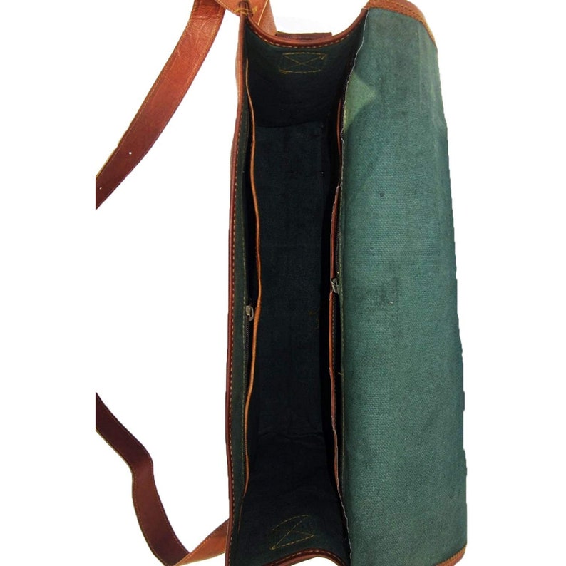 Handmade Personalized Genuine leather Satchel bag for iPad bag shoulder bag for Men & Women gift for men office bag work rustic bag Satchel image 7