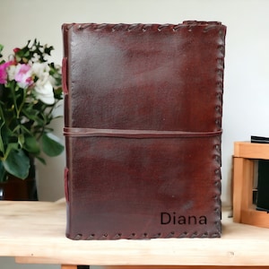 Leather Journal Notebook Rustic Handmade Vintage Diary Travel journal Sketchbook scrapbook book of Shadow Personalised gift