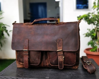 mens large leather messenger bag