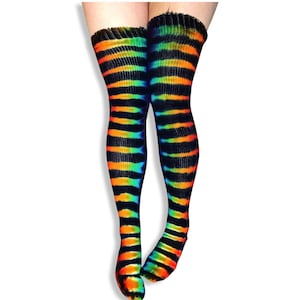 Tie Dye Thigh Highs