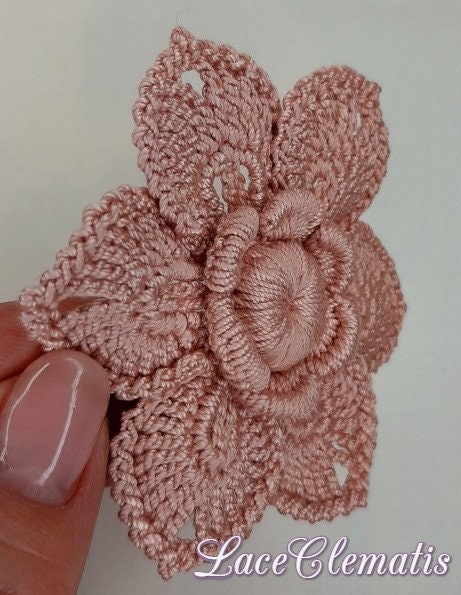 Flowers and Leaves Set Crochet Patterns. Crochet Motifs for | Etsy