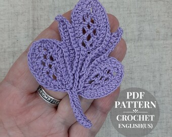 Häkelanleitung Blätter Häkelanleitung pdf Blatt Häkelanleitung für Irish Lace