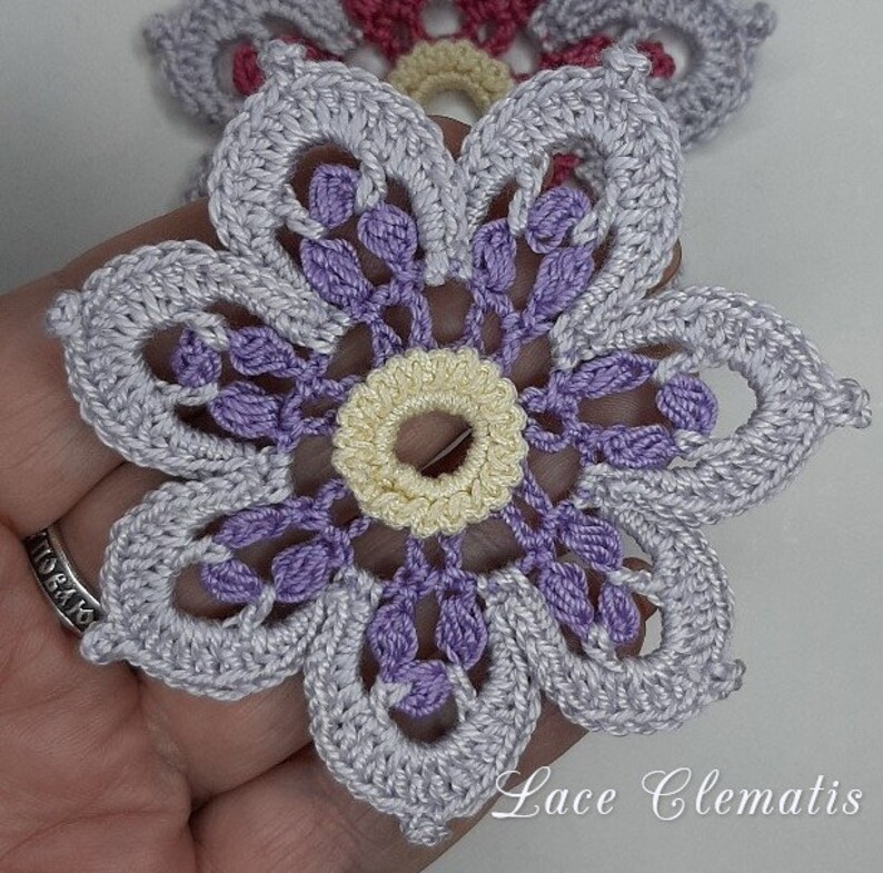 Crochet patterns PDF Flower crochet Crochet lace Crochet flowers PDF PDF Patterns Irish crochet lace motifs three flower patterns