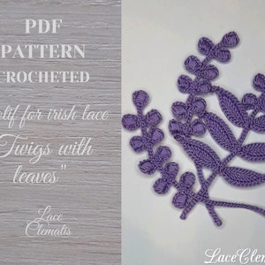Crochet branch pattern