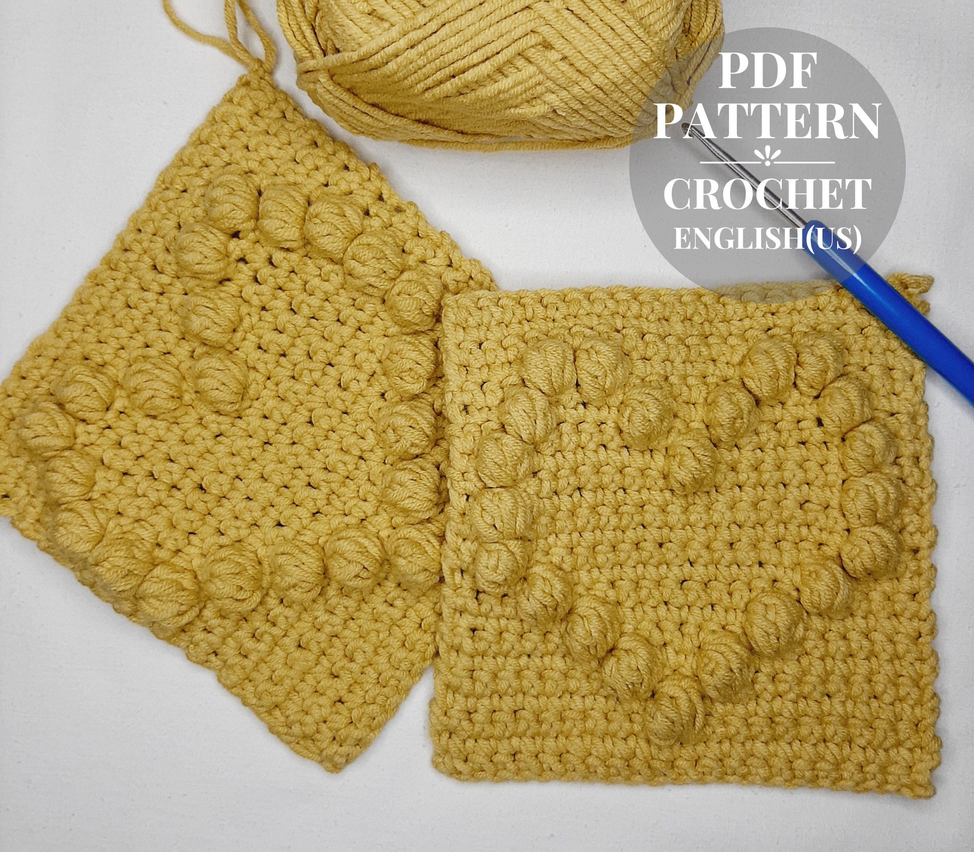 Crochet Pattern Heart Afghan Square Easy Crochet Pattern Etsy