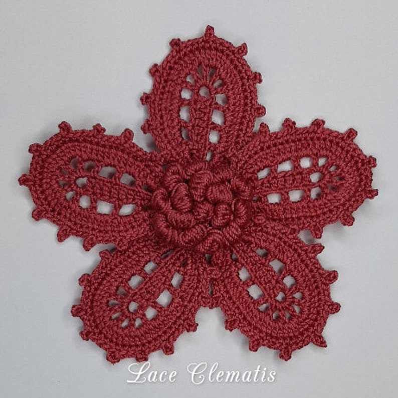 Crochet patterns PDF Flower crochet Crochet lace Crochet flowers PDF PDF Patterns Irish crochet lace motifs three flower patterns