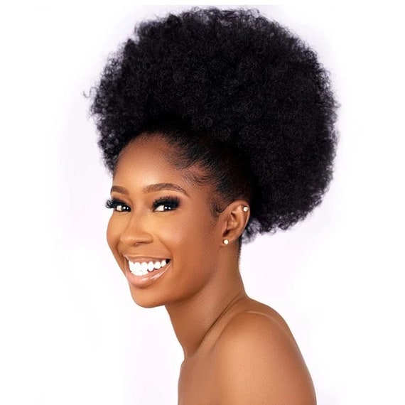 Buy Afro Kinky 4c Hair Puff Drawstring Bun Ponytail 1 Hairpiece Online in India - Etsy Buy Afro Kinky 4c Hair Puff Drawstring Bun Ponytail 1 Hairpiece Online in India - Etsy