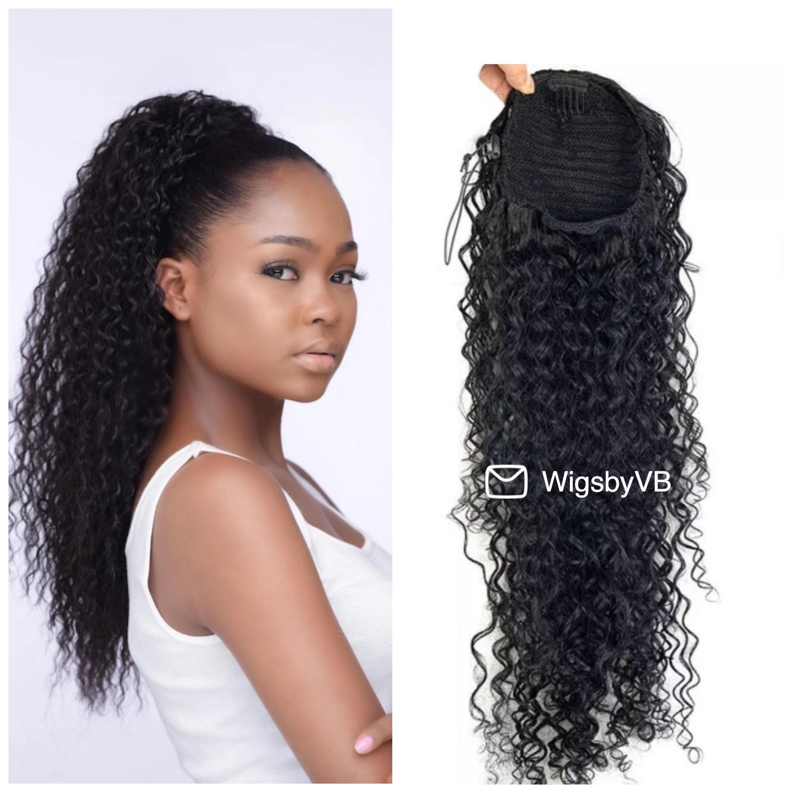 Curly Ponytail Hairstyles for Black Women Weave - Etsy Curly Ponytail Hairstyles for Black Women Weave - Etsy