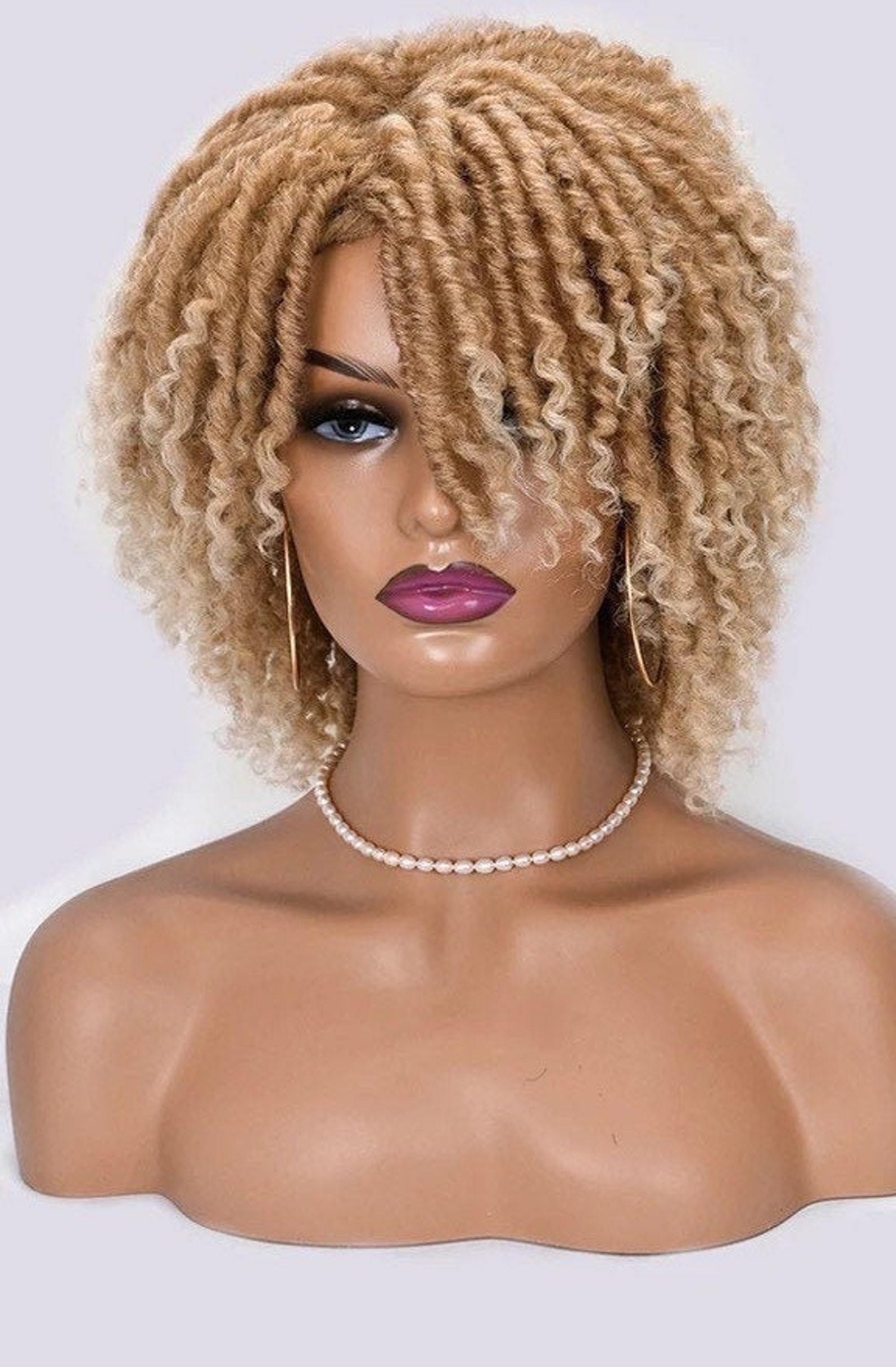 Dreadlocks Wig Faux locs wig Afro kinky Wig 4c wig Etsy