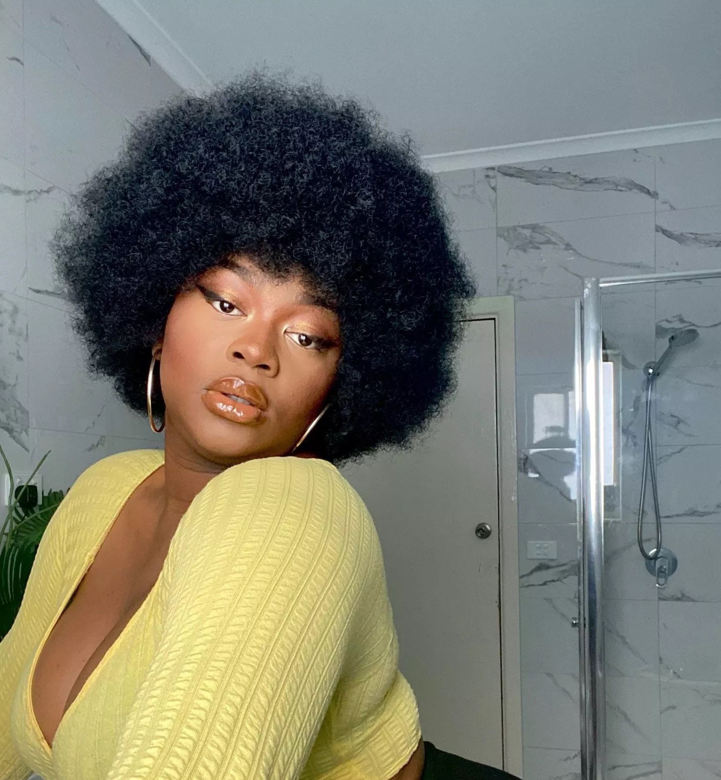 Big Afro Wig/ 4c wig/ Cosplay Wig/ Afro Hair Wig/ Wigs for Etsy