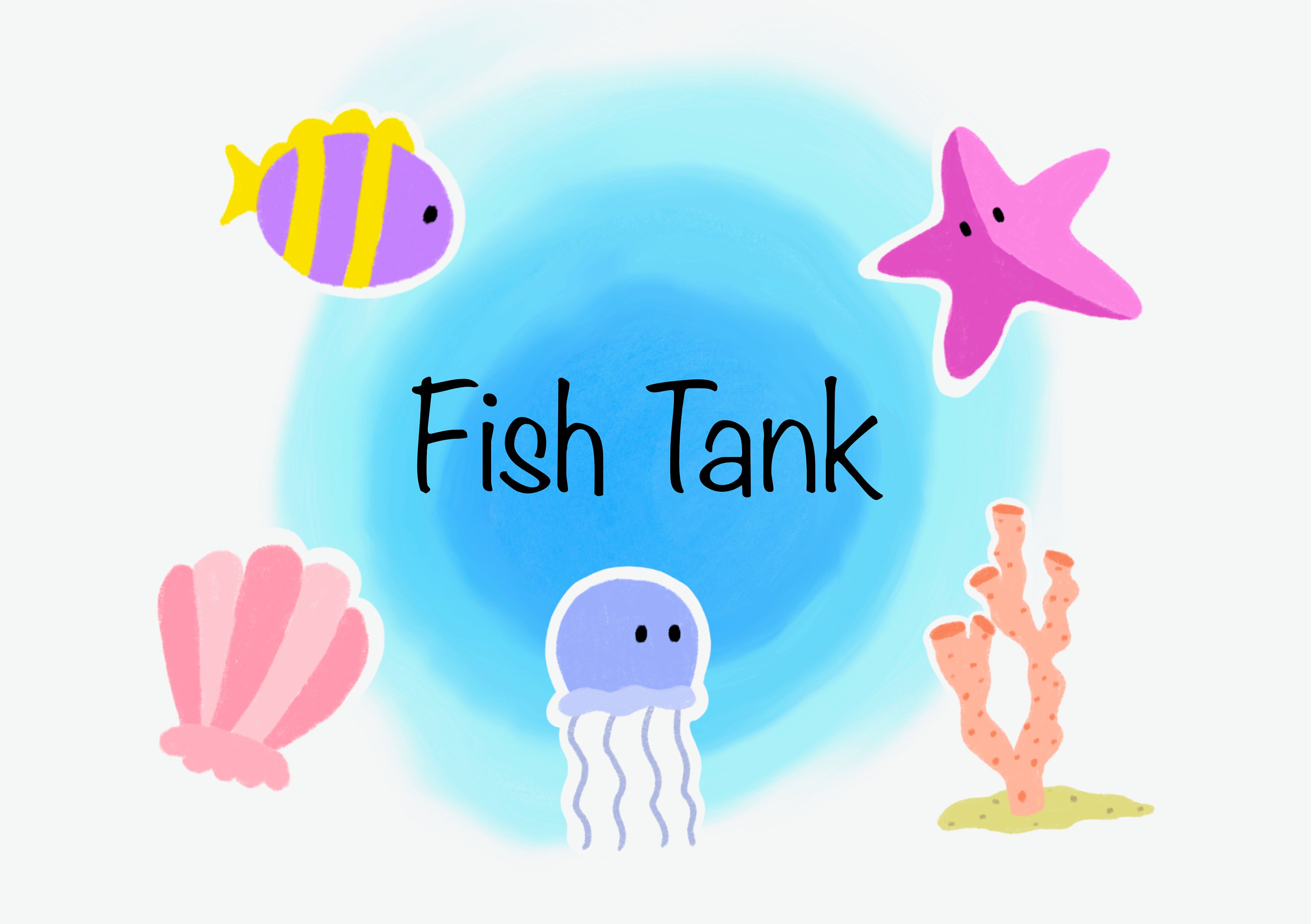 Fish Tank Sticker Pack Etsy