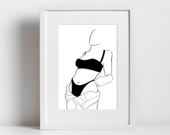 Art Print Female Body