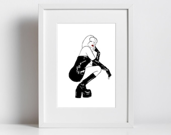 Art Print Woman