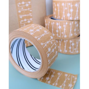 Shooting Star - Plastic Free Self Adhesive Paper Tape 48mm x 50m - Eco Friendly Kraft Paper Tape and Packaging Tape