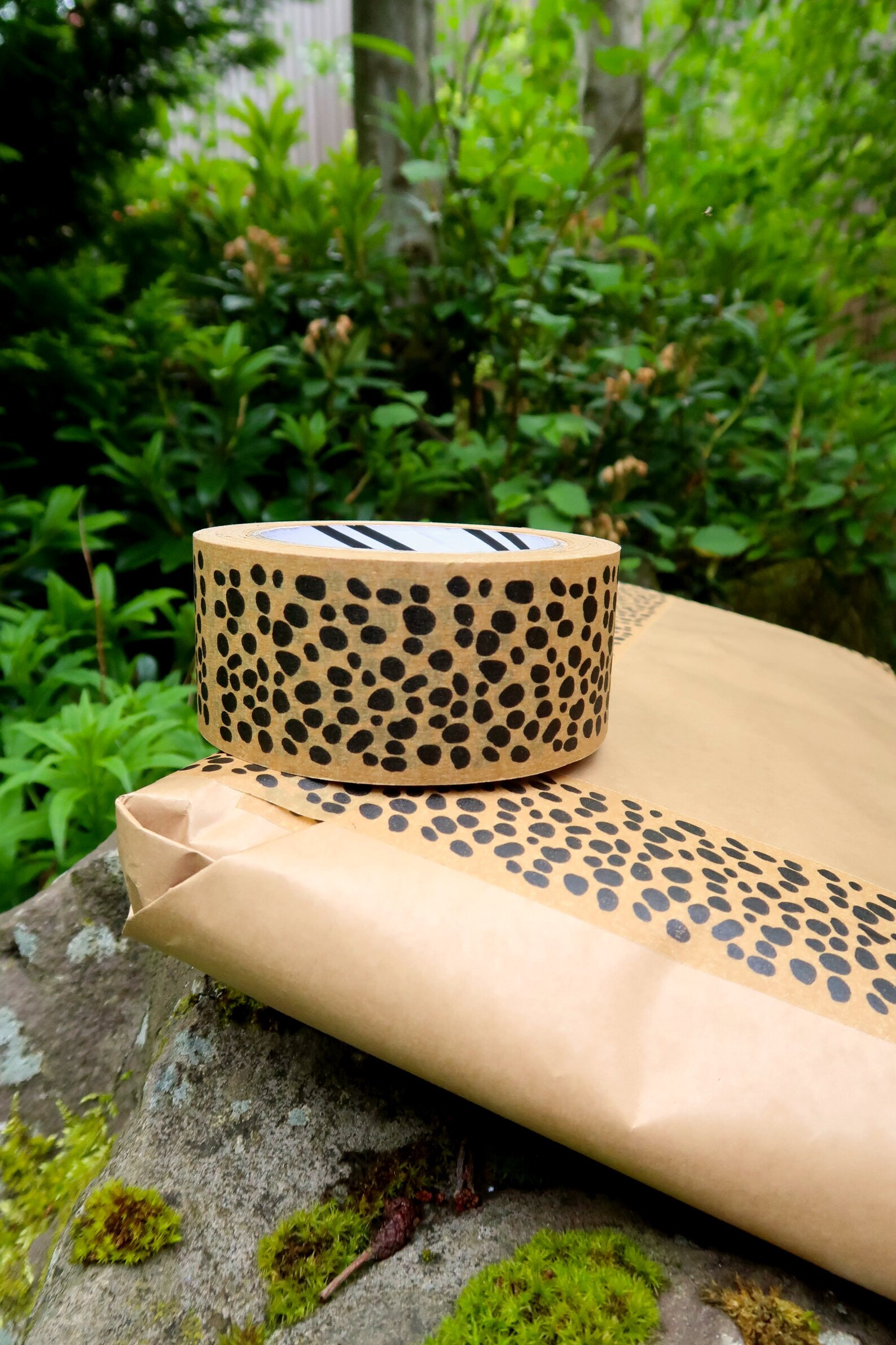 Animal Print Plastic Free Self Adhesive Paper Tape 48mm X 50m Etsy UK