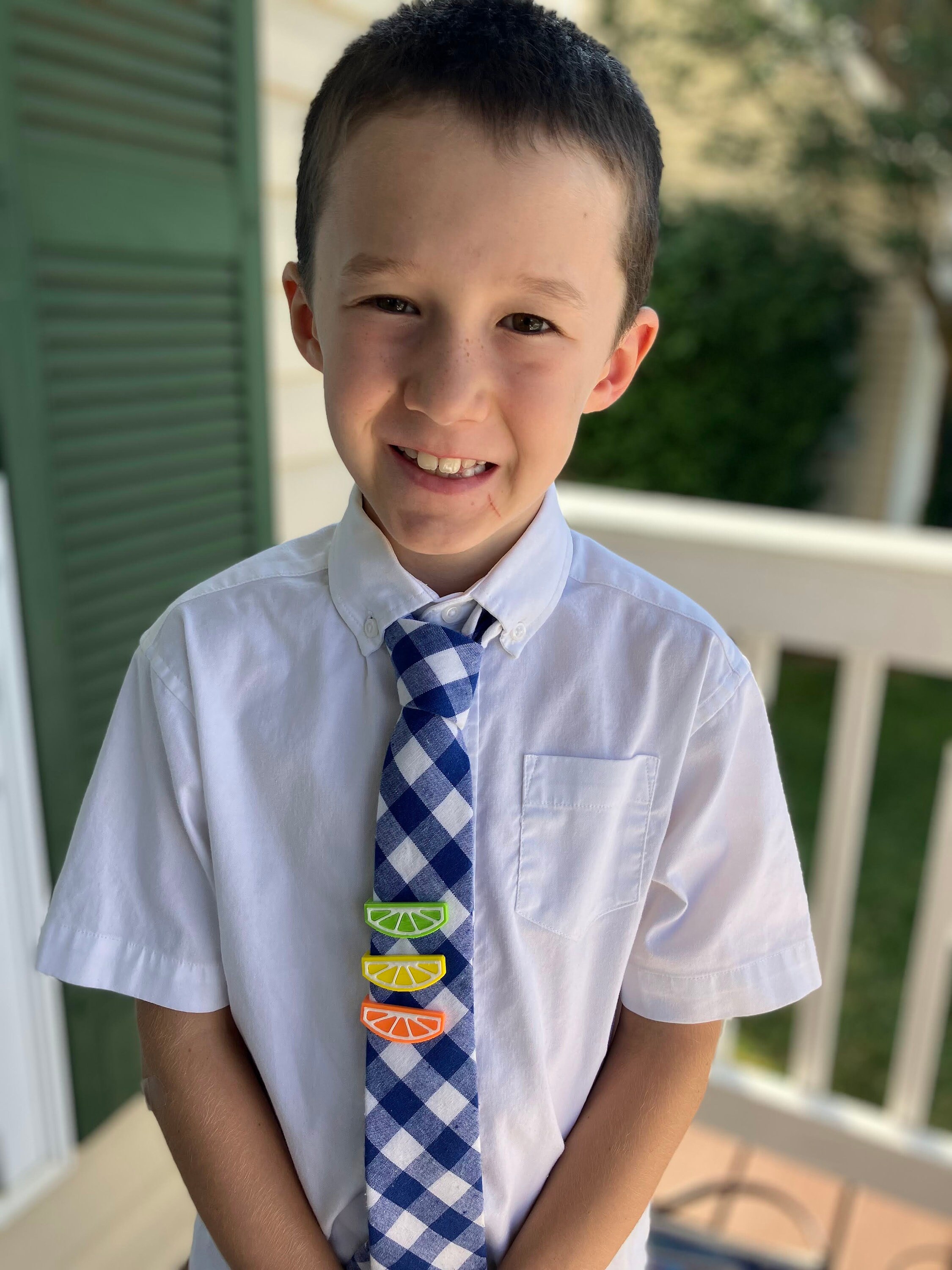 mens lemon tie