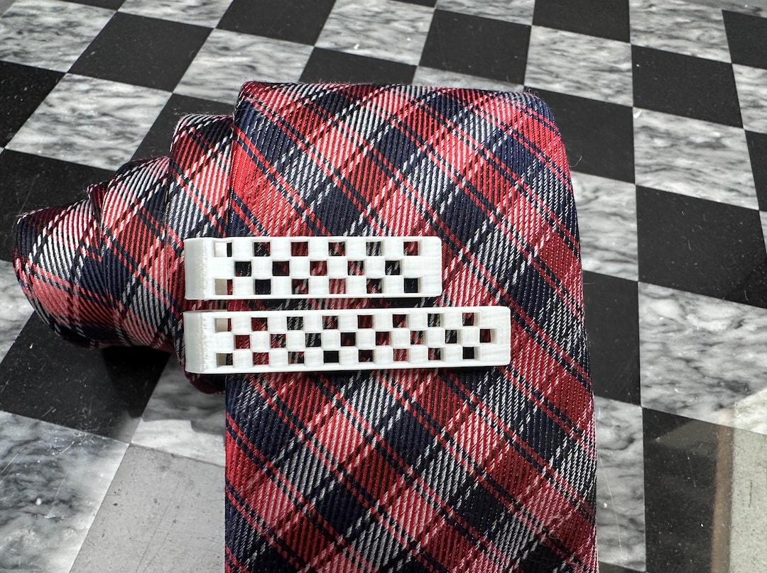 checker tie