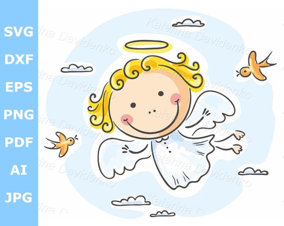 Cartoon Cute Child Angel Flying With Two Birds Clipart - Etsy New Zealand Cartoon Cute Child Angel Flying With Two Birds Clipart - Etsy New Zealand