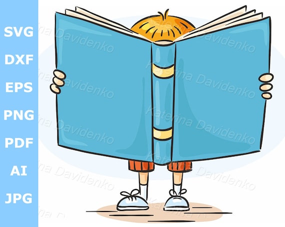 Cartoon School Boy is a Reading a Big Book Kid Clipart - Etsy Canada Cartoon School Boy is a Reading a Big Book Kid Clipart - Etsy Canada