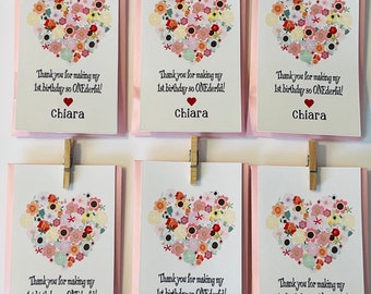 Personalized Wildflower Seed Packet Favor | Birthday Celebration