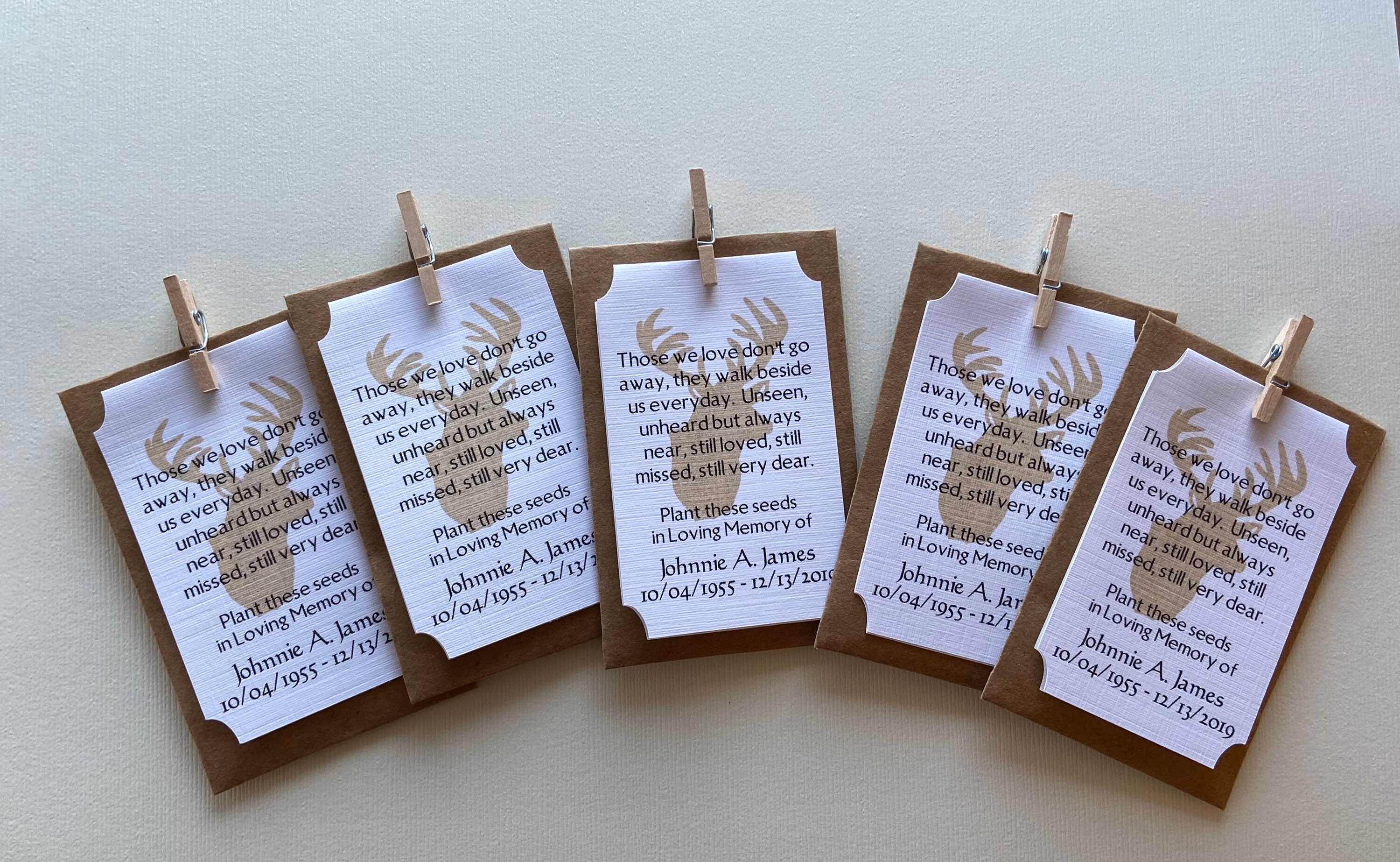 Bereavement Funeral Favor Memorial Gift Memorial Favor Etsy