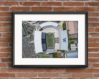 Husky Stadium University of Washington Above Print