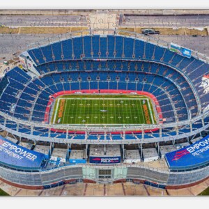 Mile High Puzzle, Denver Broncos Side View