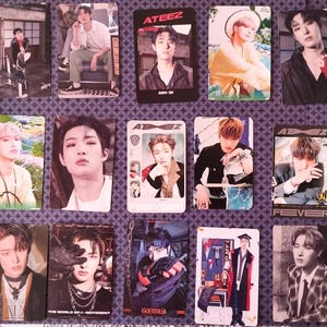 Lot 15 Photocard K POP ATEEZ Mingi