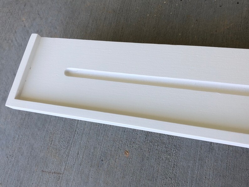 Shelf With Lip and Plate Groove / Crown Molding Shelf With Lip Etsy